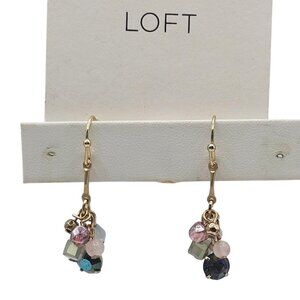 Fairy Cottage Preppy Boho Cluster Beaded Dangle Drop Earrings Fashion Jewelry